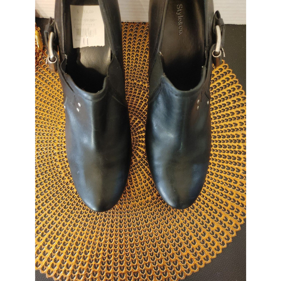 Style & Co stomp leather boots size 11 - Picture 3 of 6
